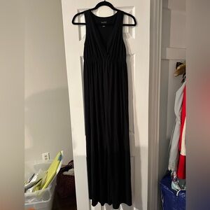 Maternity Black Maxi Dress